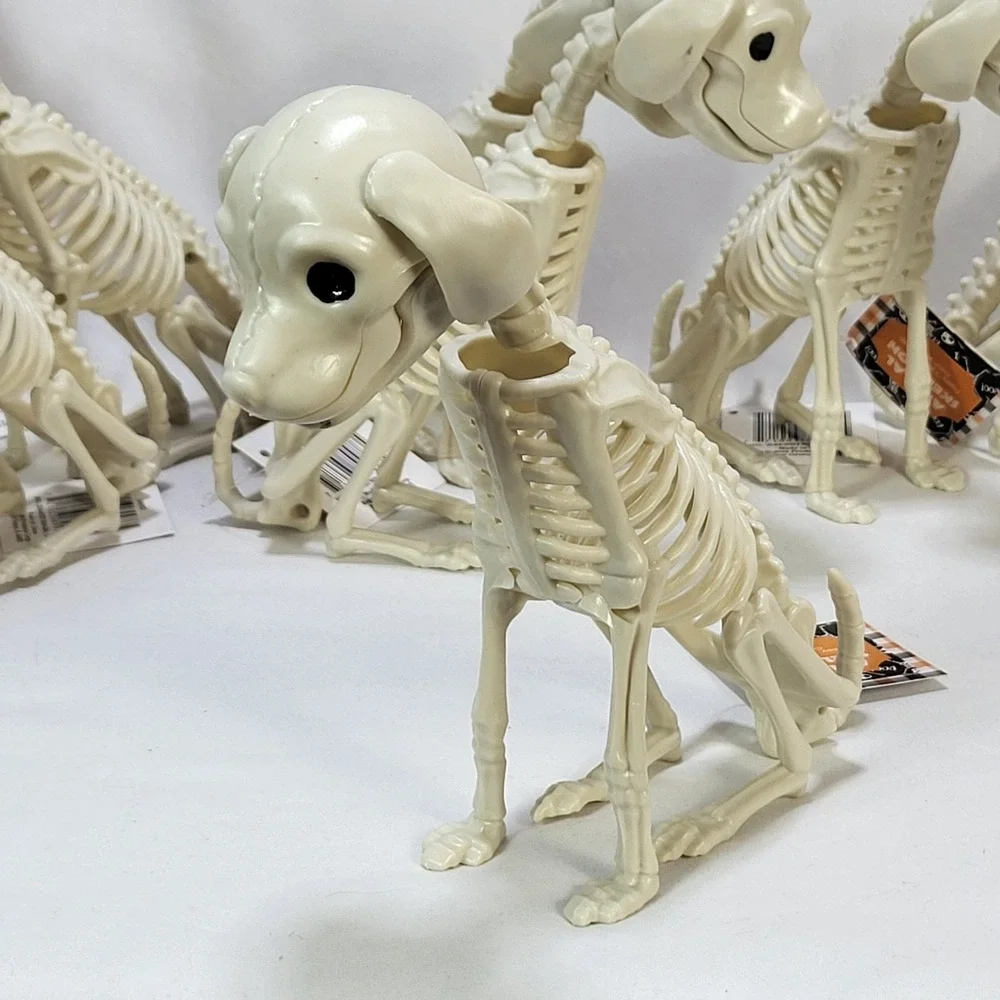 Halloween Puppy Dog Animal Skeleton 7.2